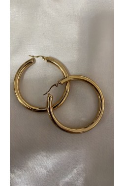 Golden Halka Küpe