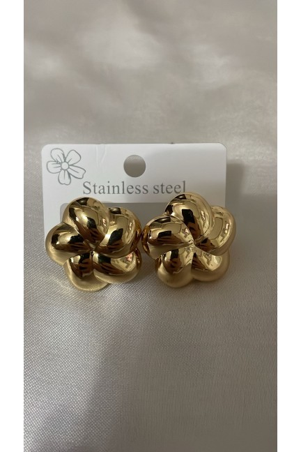 Golden Çiçek Küpe Golden Çiçek Küpe