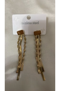 Konfeti Modelli Golden Küpe