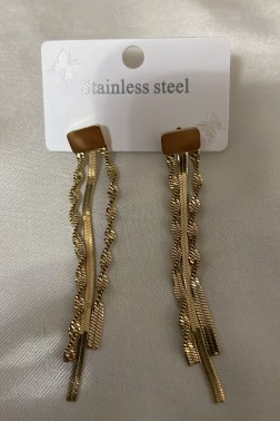 Konfeti Modelli Golden Küpe