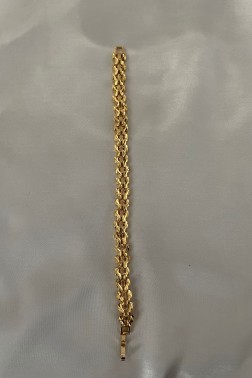 24K Gold Bileklik Kalın Model