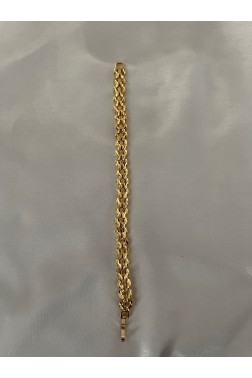 24K Gold Bileklik Kalın Model
