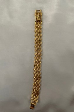 24K Gold Bileklik Sarmaşık Model