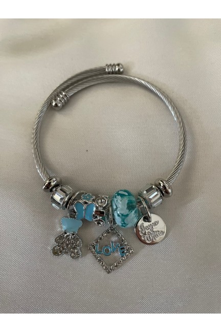 Pandora Model Turkuaz Çarmlı Bileklik Pandora Model Turkuaz Çarmlı Bileklik