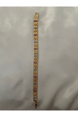 24K Gold Bileklik Kurdele Model