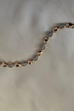 Damla Taşlı Örüntülü Bileklik