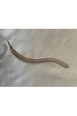 Gold Üstü Taşlı Bileklik