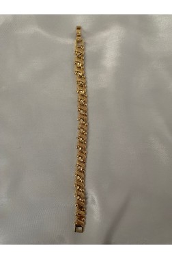 24K Gold Bileklik Sarmaşık Model