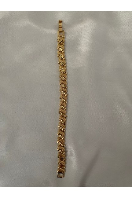 24K Gold Bileklik Sarmaşık Model
