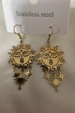 Golden Güneş Küpe