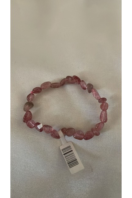 Sıralı Açık Pembe Doğal Taşlı Bileklik Sıralı Açık Pembe Doğal Taşlı Bileklik